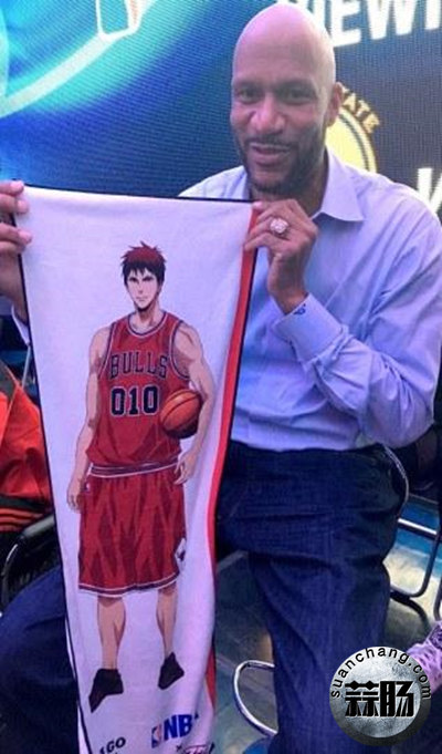 超強的宣傳！NBA巨星與《黑子的籃球》火神大我合影 