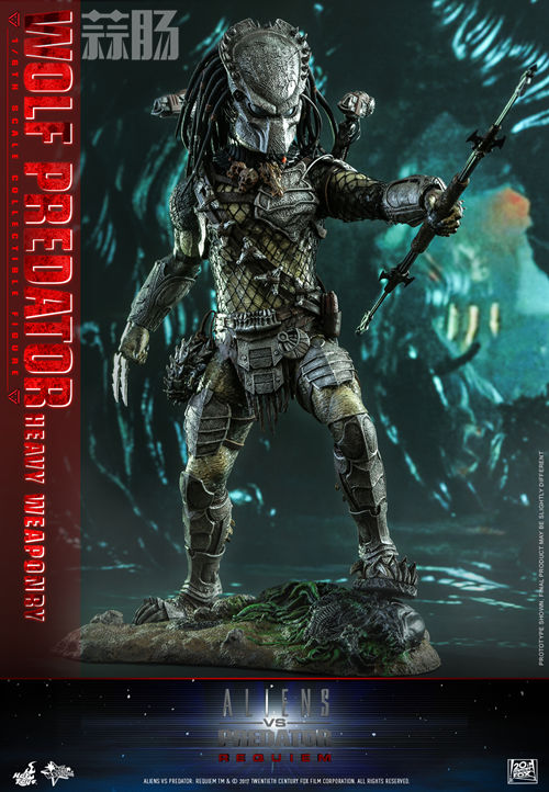 《異獸戰2》1：6比例Wolf Predator (重裝版) 珍 *** 偶