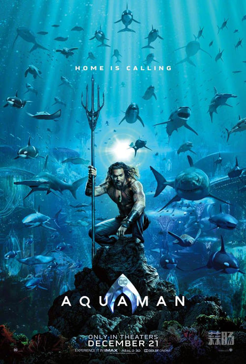 DC漫改新作《海王》預告海報公開！預告也即將來襲！