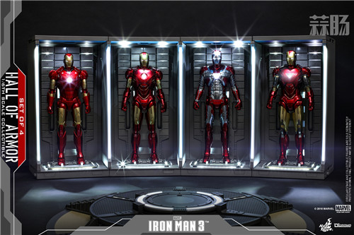 Hot Toys 《鋼鐵俠3》1:6比例還原裝甲格納庫(kù)珍藏品公布