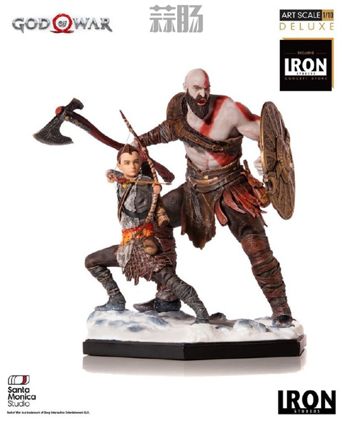 Iron Studios 發布《戰神》奎托斯和阿特柔斯雕像官圖