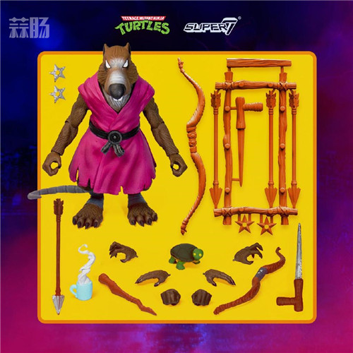 Super7 發(fā)布《忍者神龜》可動(dòng)人偶官圖