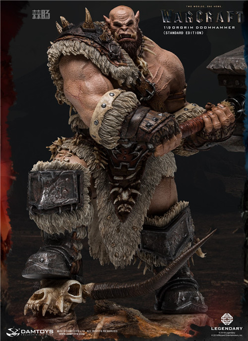 DAMTOYS發(fā)布魔獸世界電影版 1/9 奧格瑞姆全身雕像
