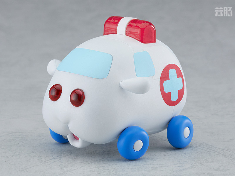 良笑社推出Moderoid《PUI PUI 天竺鼠車車》救護(hù)車車拼裝模型