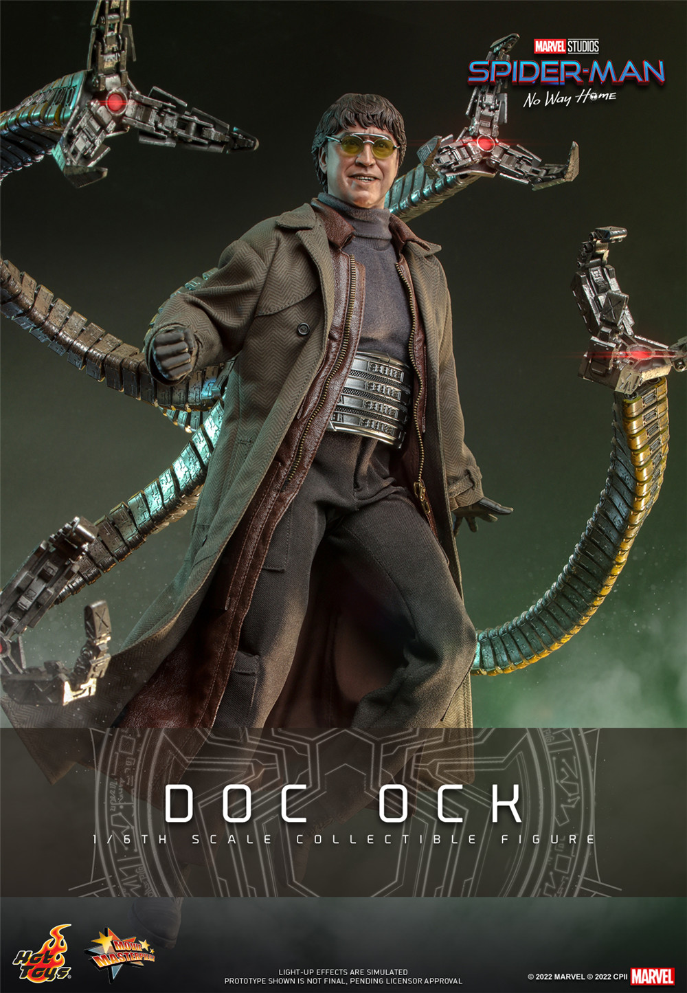 Hot Toys推出《蜘蛛俠: 英雄無歸》章魚博士1:6比例珍 *** 偶