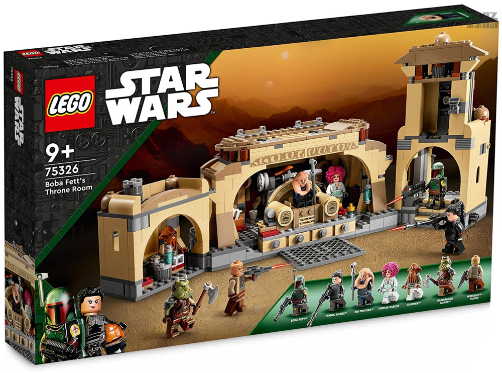 樂高推出LEGO-75326《曼達洛人》波巴·費特的王座室積木套裝