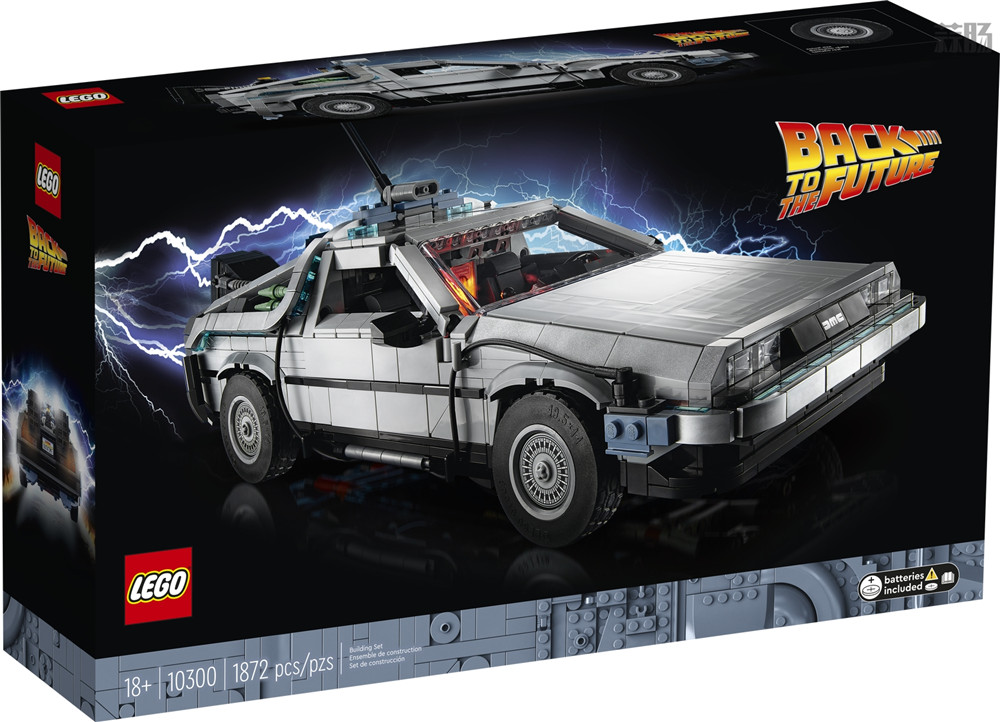 樂高推出LEGO-10300《回到未來》時光機積木套裝