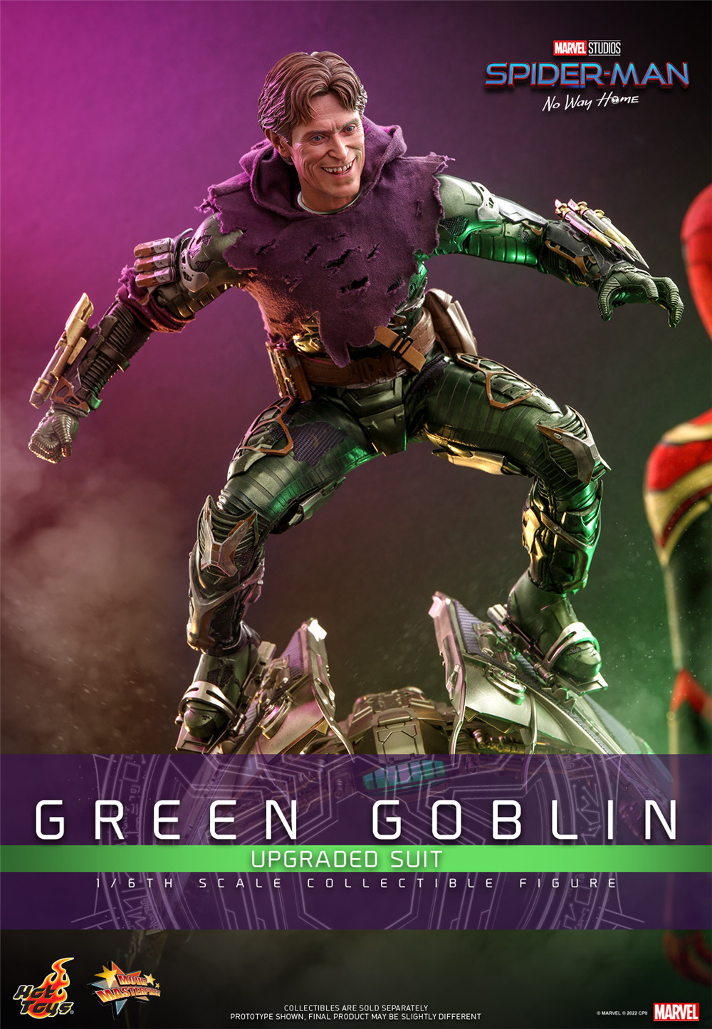 Hot Toys推出《蜘蛛俠: 英雄無歸》綠魔 (升級戰衣版)1:6人偶