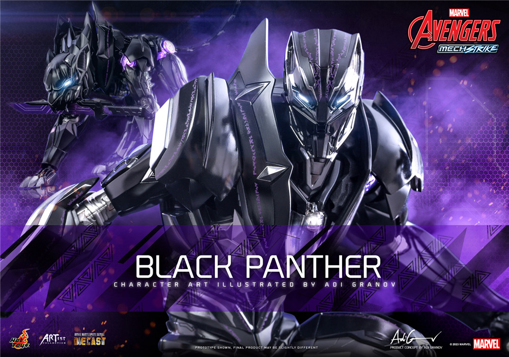 Hot Toys發布《漫威復仇者聯盟：機甲出擊》黑豹合金珍 *** 偶