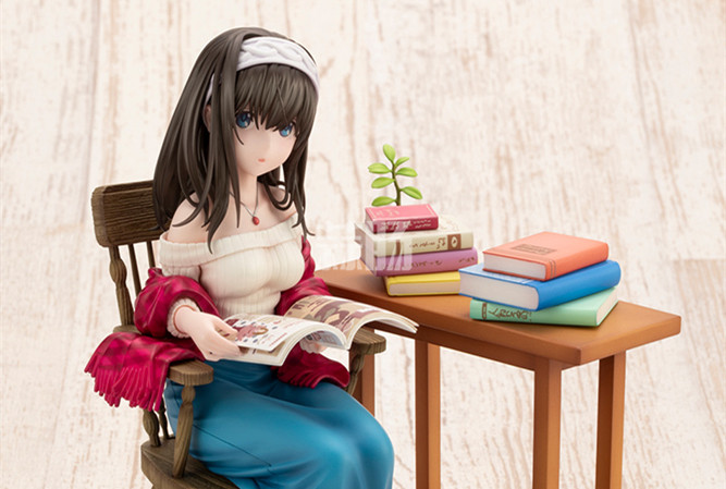 壽屋推出《偶像大師 灰姑娘女孩》鷺沢文香 -off stage-1/8手辦
