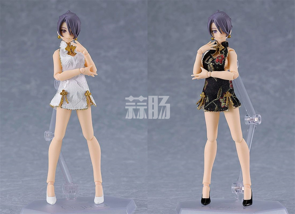 MaxFactory推出figma-569女性身體“Mika”with 迷你旗袍裝 可動人偶