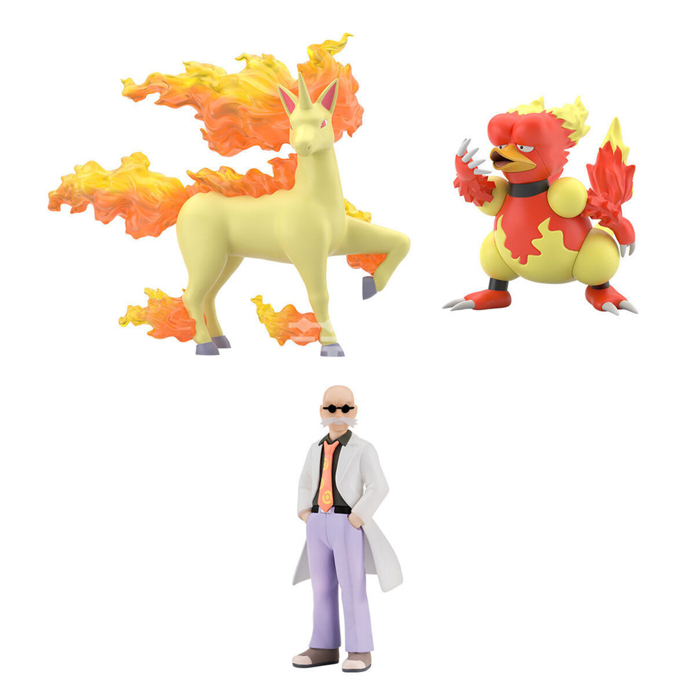萬代推出PSW關都地區 夏伯&烈焰馬&鴨嘴火獸 食玩
