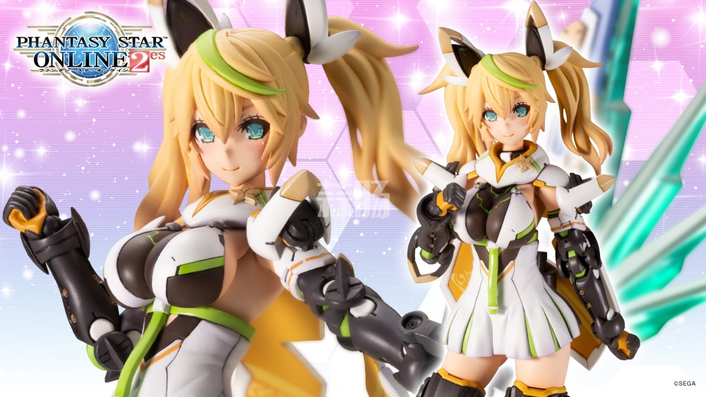 壽屋再版《夢幻之星OL2es》珍妮 Stella Innocent Ver.可動拼裝模型