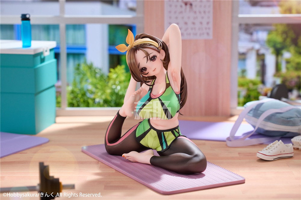 Hobby·sakura推出畫師きんく原創(chuàng)插畫“瑜伽少女”1/7手辦