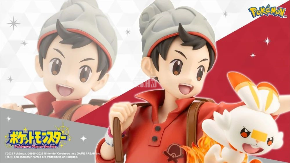 壽屋推出ARTFX J《寶可夢 劍/盾》小勝with炎兔兒 1/8手辦