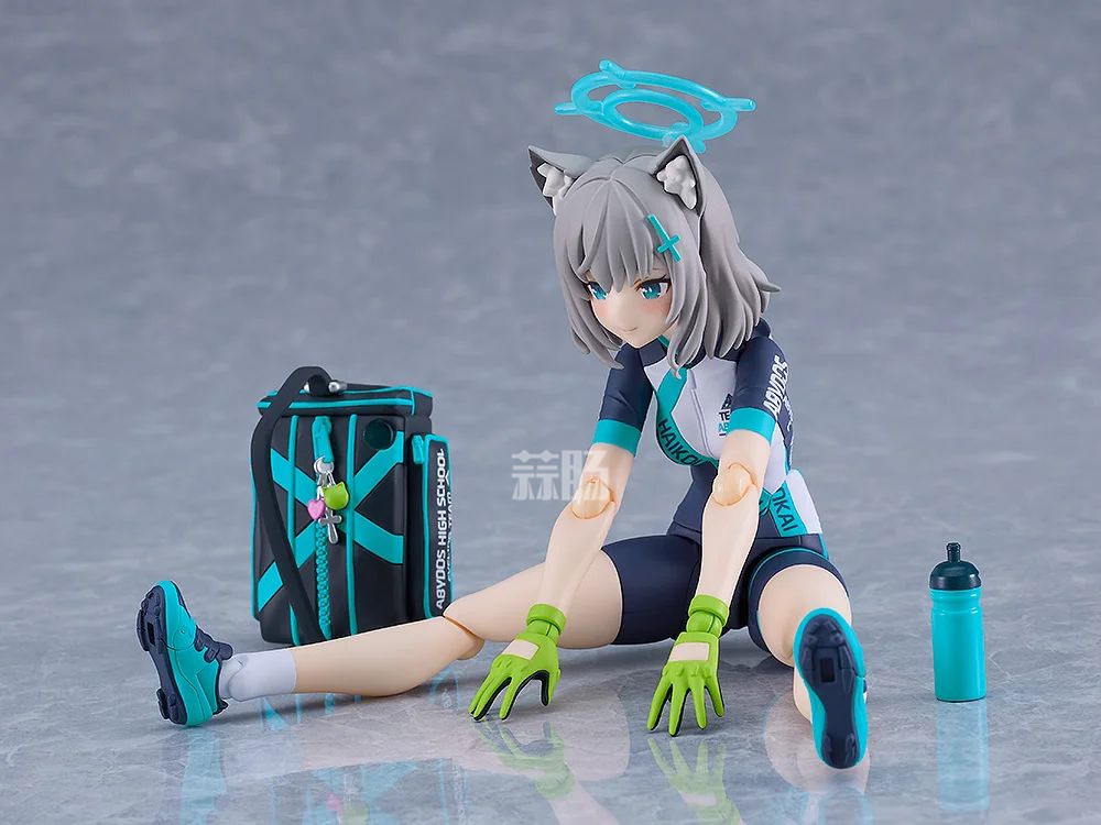 MaxFactory推出figma-644《碧藍檔案》砂狼白子（單車） 可動人偶