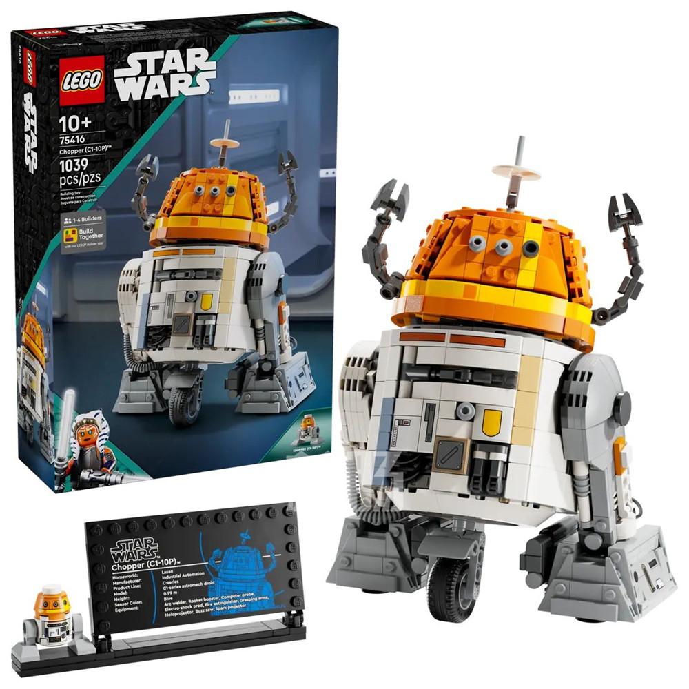 樂高推出LEGO-75416《星球大戰(zhàn)》“小鐵”C1-10P 積木套裝